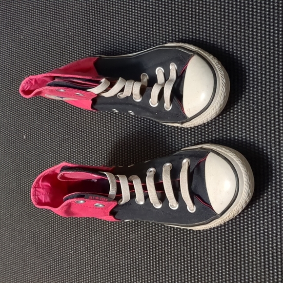 Converse all star black and pink size 3 - Picture 1 of 5